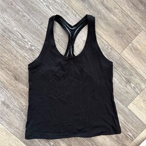 lululemon athletica Black Racerback Tank Top